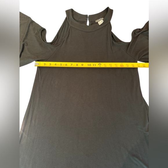 VENUS cold shoulder jersey knit swing dress, size L - Picture 6 of 6